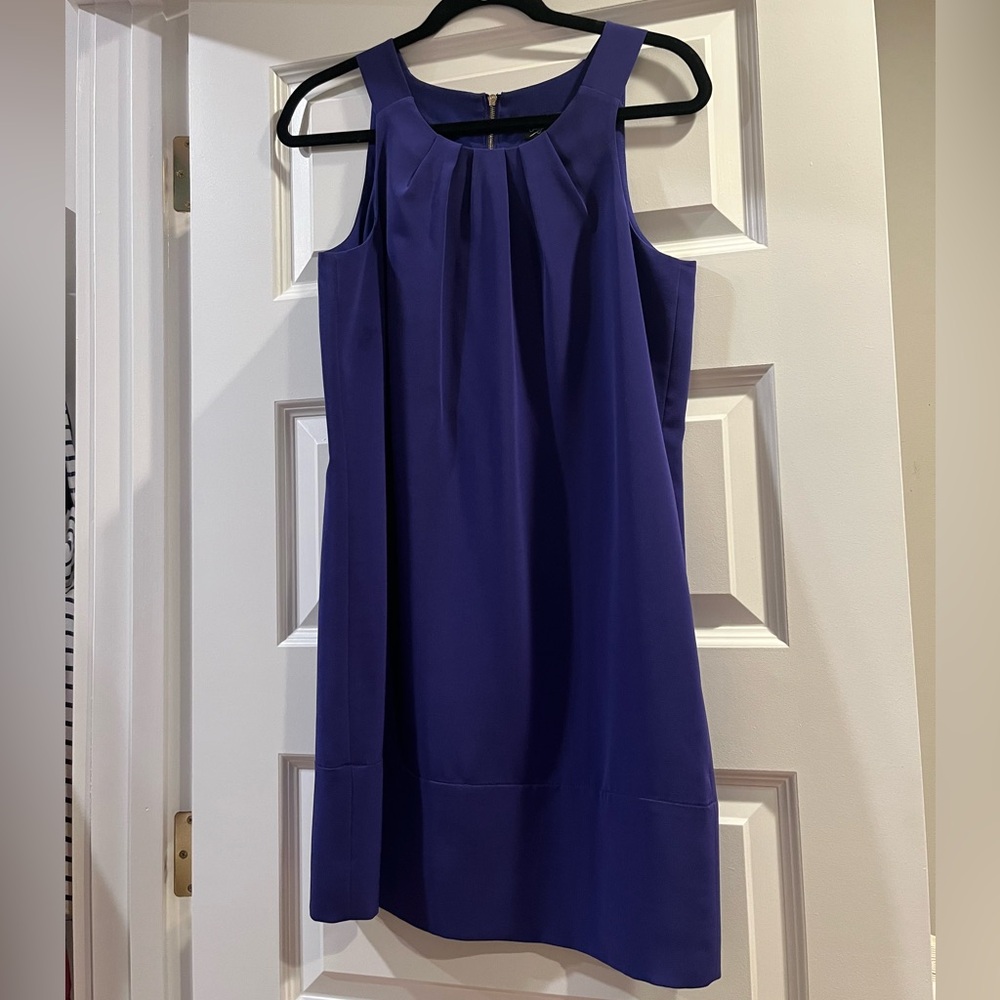 Oleg Cassini Purple Sleeveless Mini Dress -Size 4
